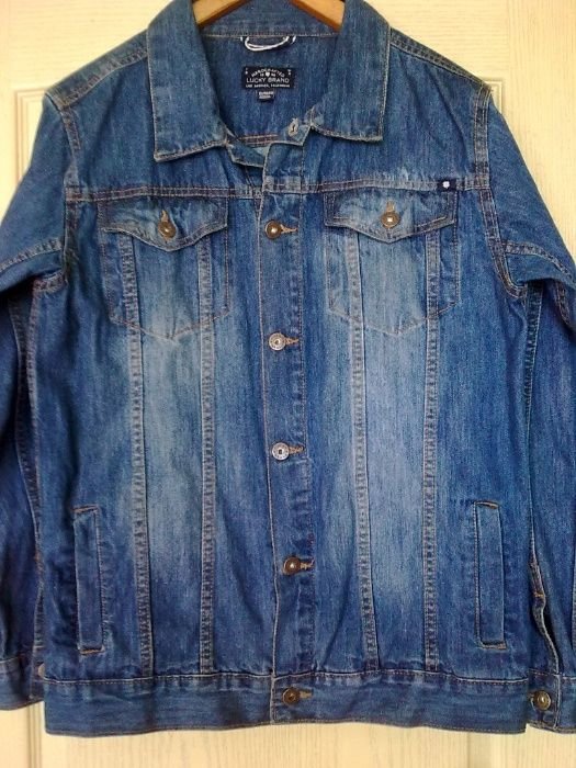 Мужской Calvin Klein Джинсовая куртка Синяя 42