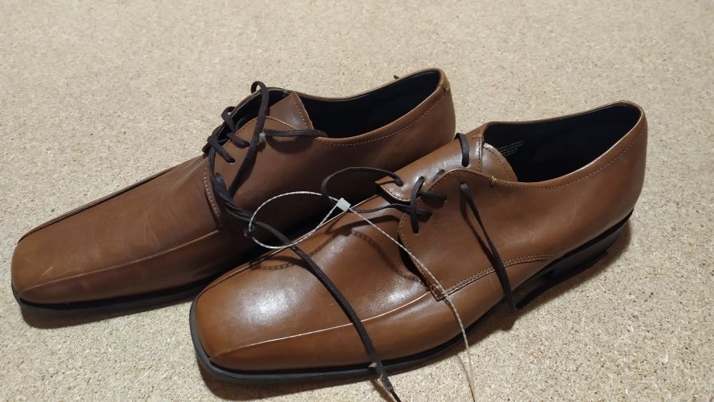 Men Kenneth Cole Heels Black Leather 46
