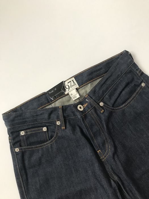 Herren Reiss Jeans Marineblau Baumwolle 28