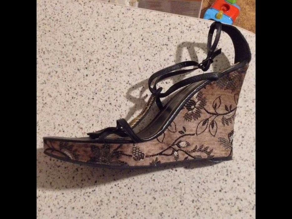 Femme Nine West Talons Noir Cuir 39