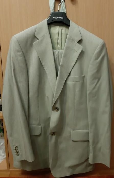 Men Roy Robson Suit Black Fabric 50