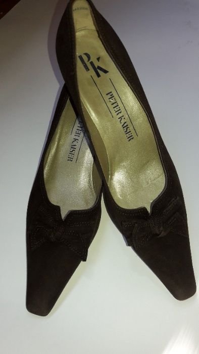 Женские Peter Kaiser Туфли Коричневый Замша 38.5