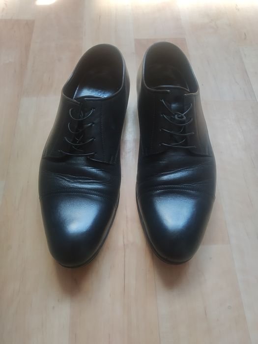 Homme Sergio Rossi Talons Noir Cuir 43