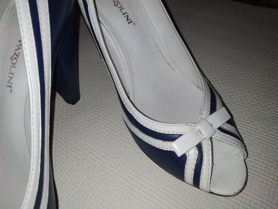 Femme Carlo Pazolini Talons Bleu Cuir 38