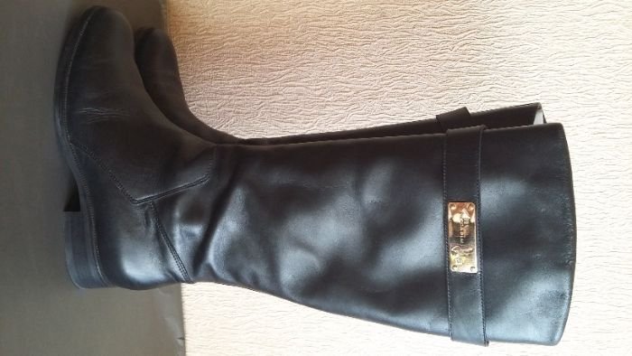 Donna Tosca Blu Stivali Neri Pelle 39