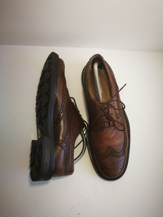 Мужские Pollini Туфли Коричневый Натуральная кожа