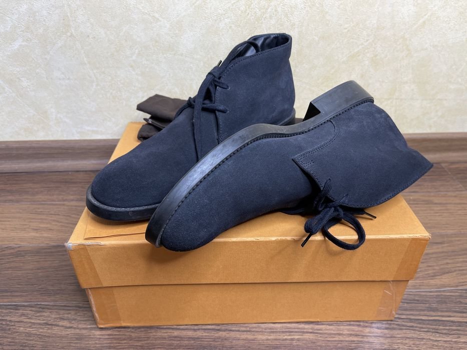 Men Tods Boots Blue Suede 43