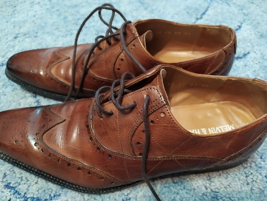 Uomo Melvin & Hamilton Tacchi Marrone Pelle 42