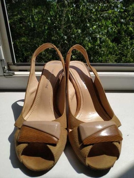 Women Carlo Pazolini Heels Beige Suede 39