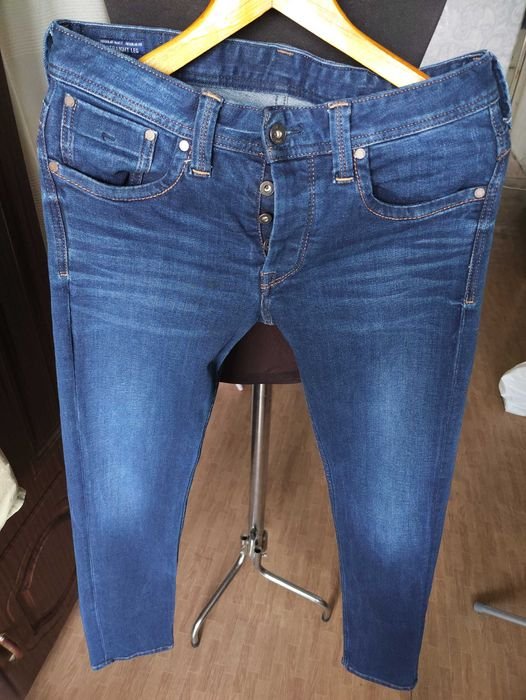 Мужской Pepe Jeans Джинсы Тёмно-синий Джинс 30