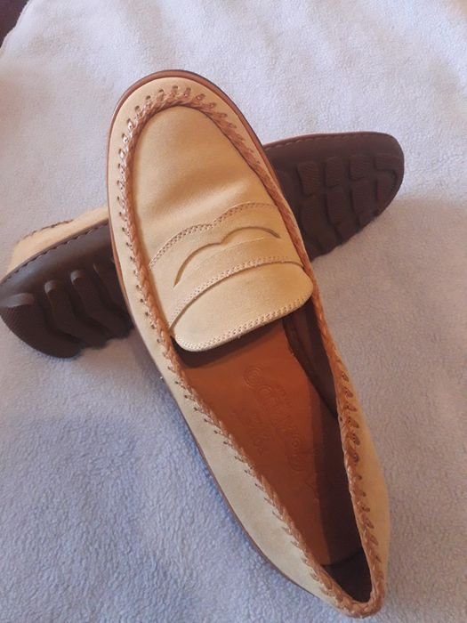 Femme Pollini Mocassins Beige Nubuck 39