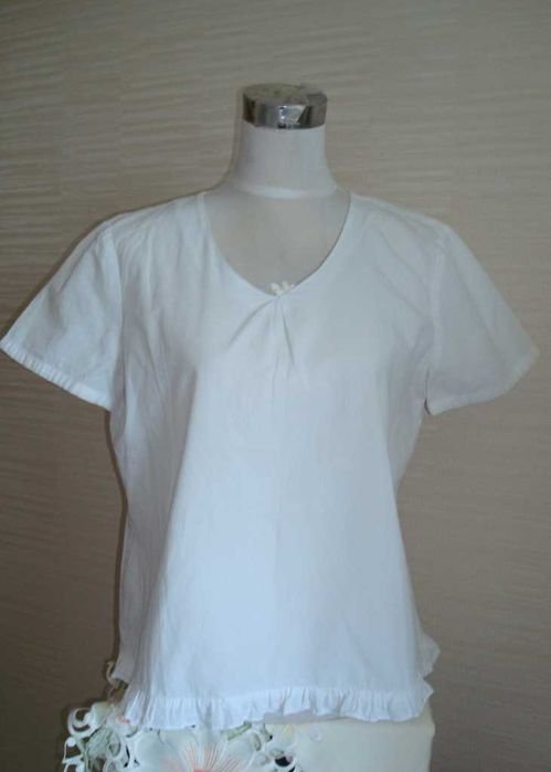 Femme Chemise Blanche Coton 38