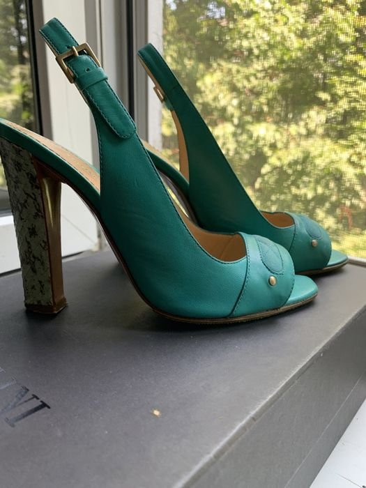 Women Pollini Heels Leather 36