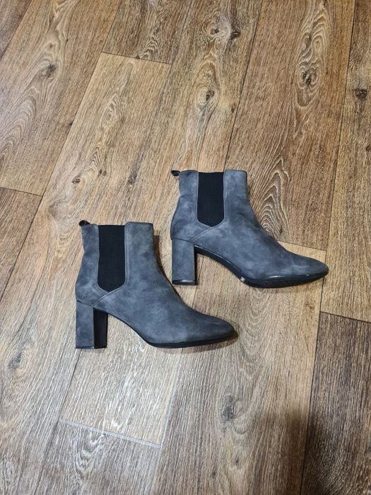 Женские Unisa Ботинки Серый Замша 38