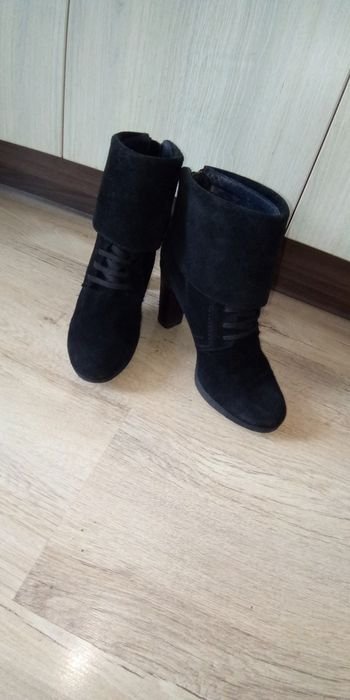 Donna Tosca Blu Scarpe Suede Nere 37