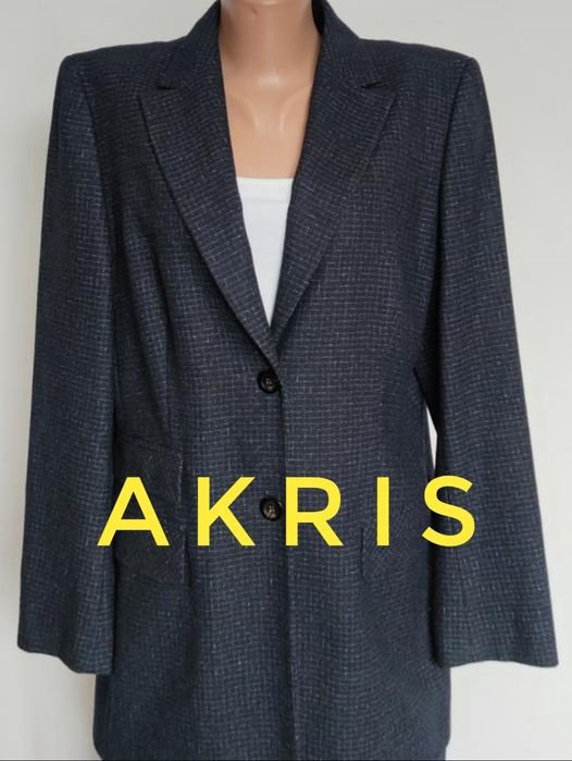 Женский Akris punto Пиджак Клетка Шерсть D42