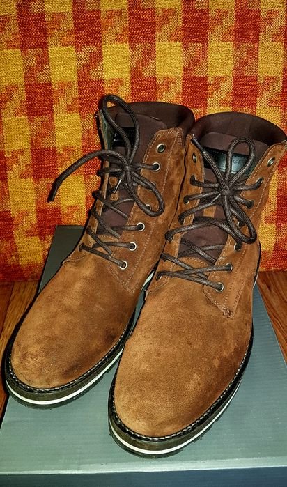 Мужские Kurt Geiger Черевики Коричневые Замша 46