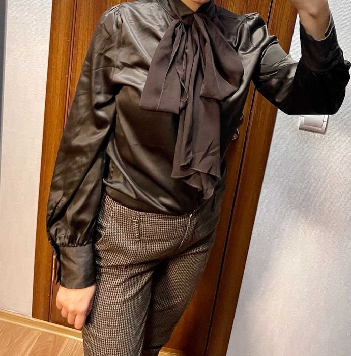 Женская Pierre Cardin Блуза Шоколадная S-M