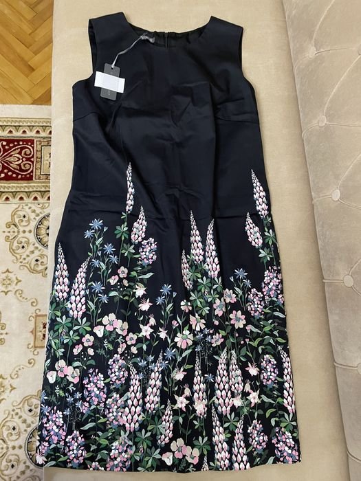 Damen Laura Ashley Kleid Blau Floral 50