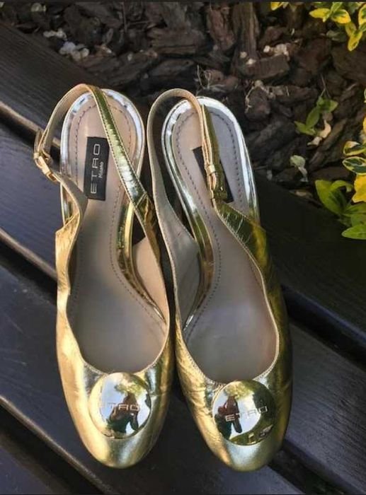 Women Etro Heels Gold 38