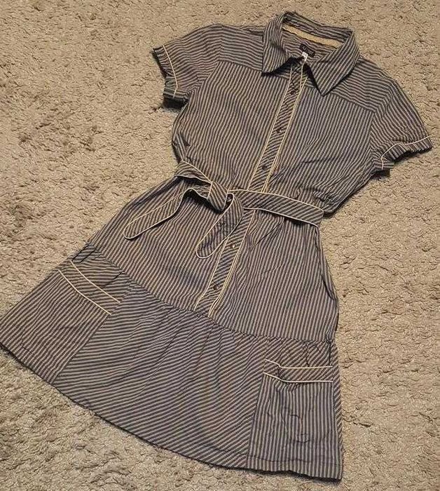 Damen Armani Jeans Kleid Baumwolle 36