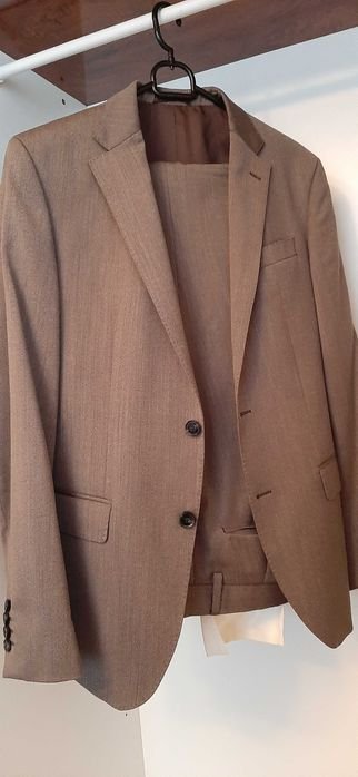 Мужской Rene Lezard Костюм Коричневый 38