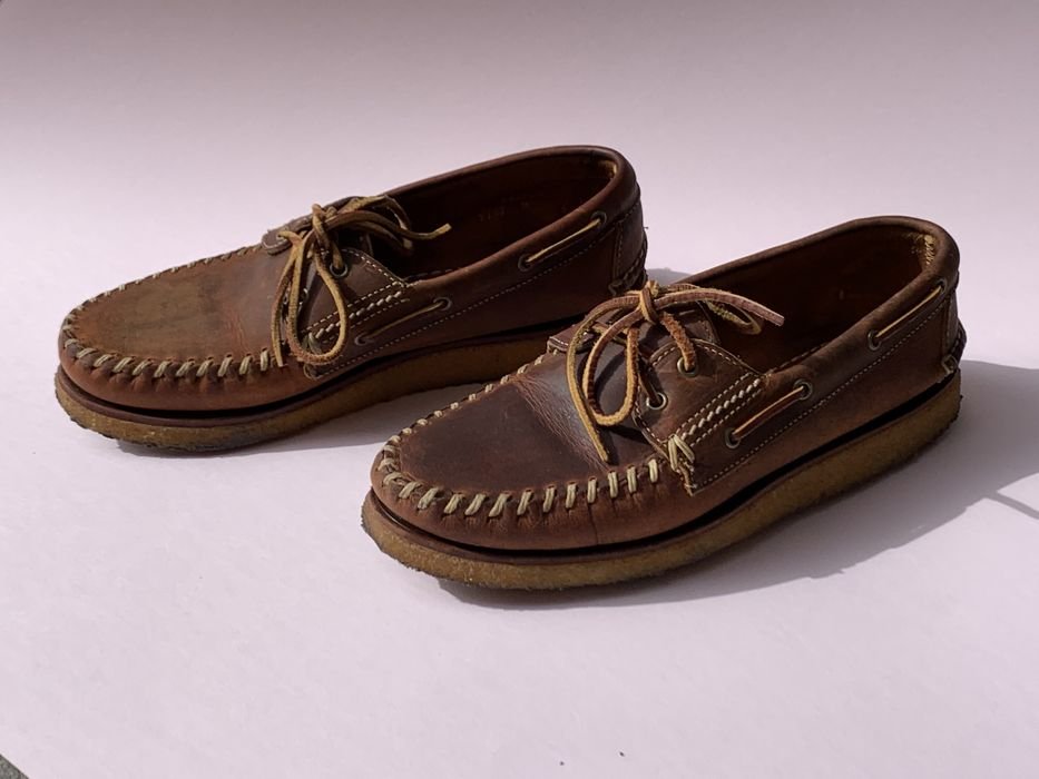 Men Red Wing Topsiders Leather 40.5