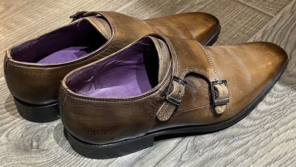 Homme Melvin&Hamilton Derby Marron Cuir 40
