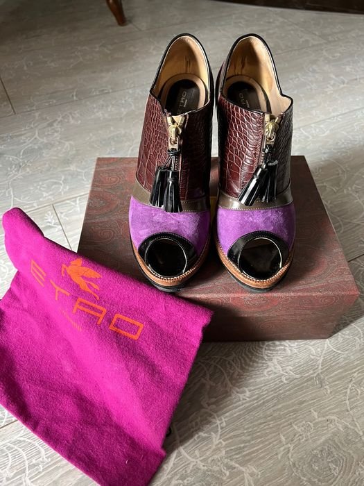 Donna Etro Tacchi Camoscio 37