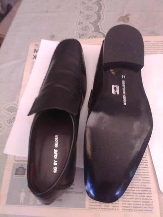 Мужской Kurt Geiger Туфли Чёрные 46