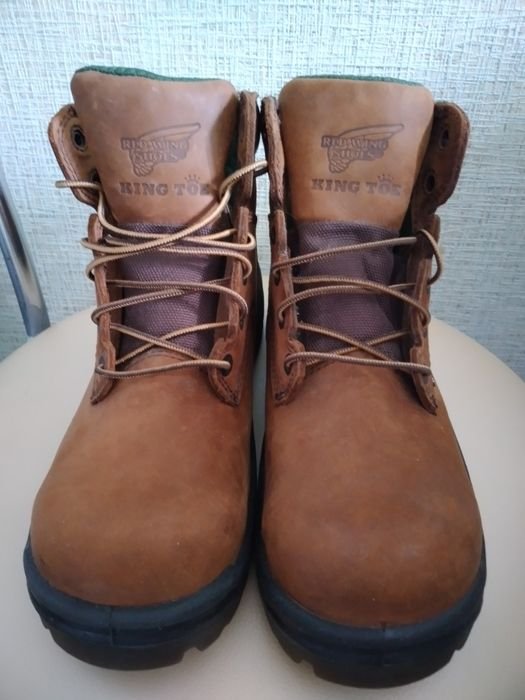 Men Red Wing Boots Brown Nubuck 41