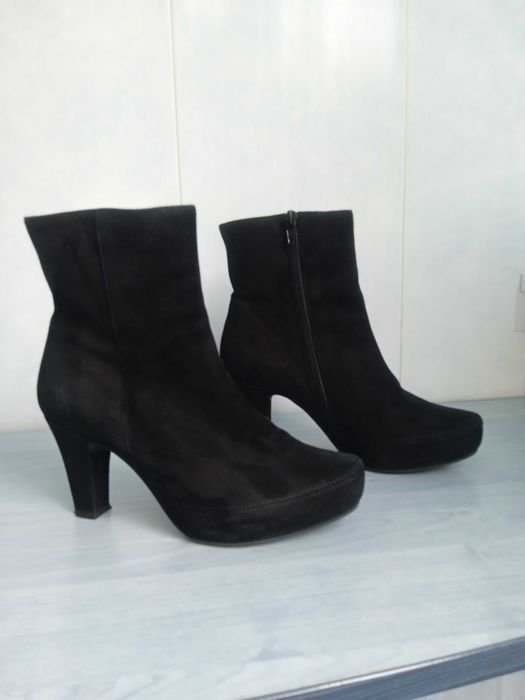Женские Unisa Ботильоны Чёрные Замша 37