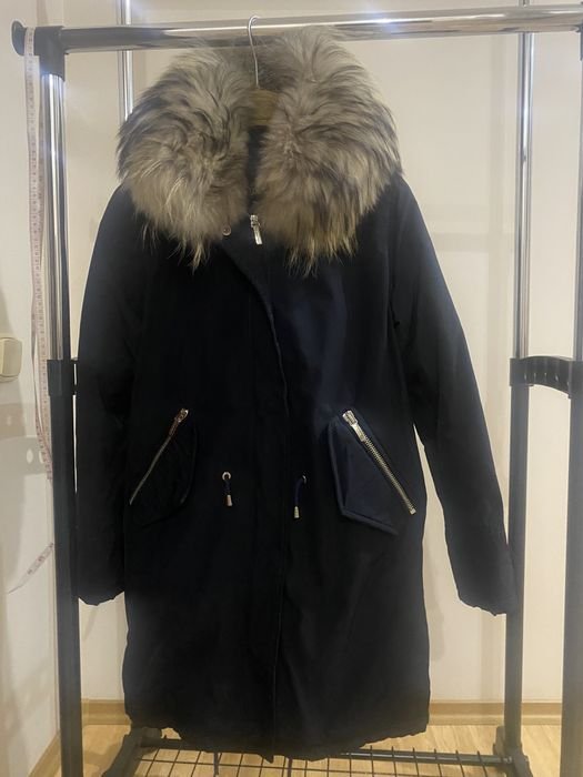 Donna LORIBLÙ Parka Blu Scuro Impermeabile 40