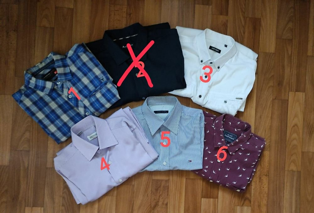 Uomo Tommy Hilfiger Camicia Bianca Cotone S