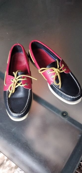 Мужские Sperry Топсайдеры Чёрные Кожа 41