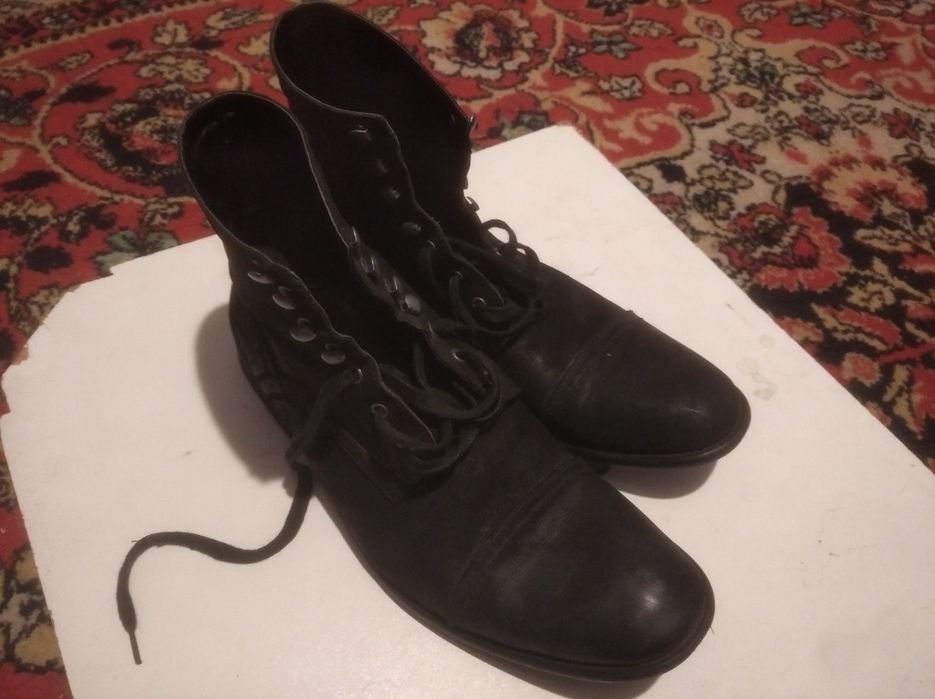 Мужские Kenneth Cole Ботинки Чёрные 45