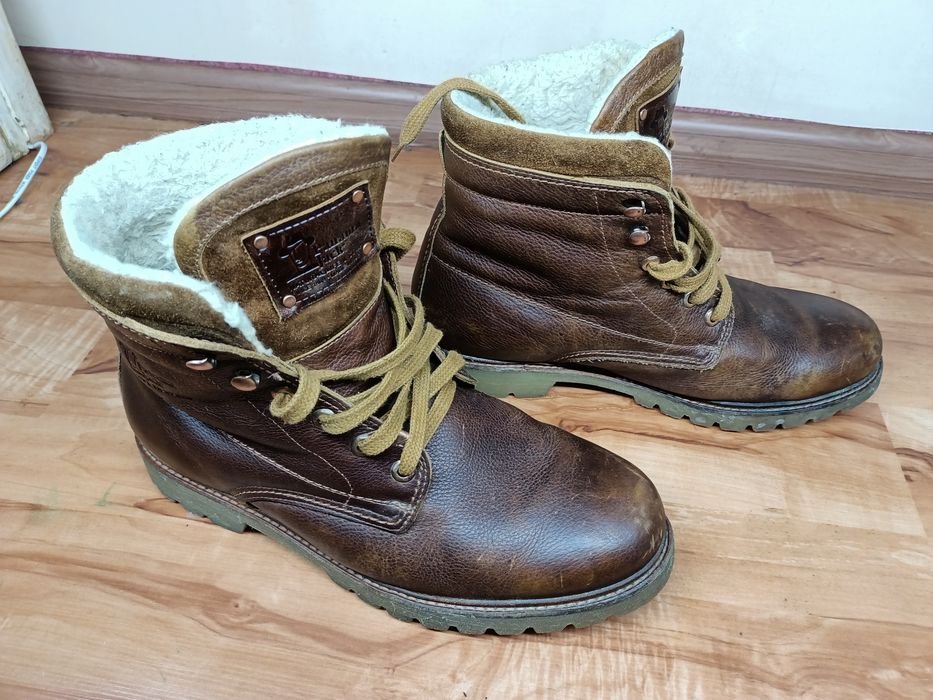 Мужские Panama Jack Ботинки Коричневый Кожа 45