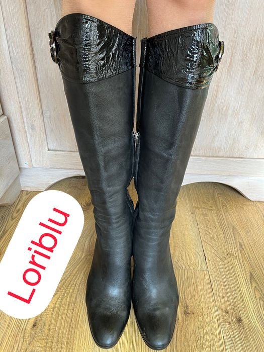 Женские Loriblu Сапоги Чёрные Кожа 39