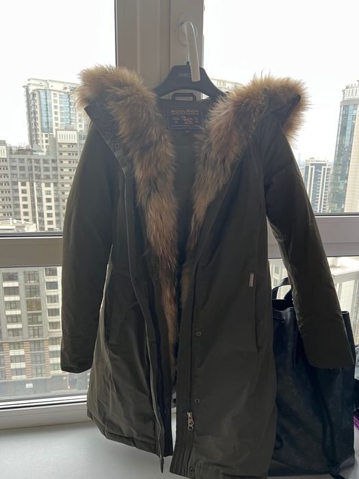 Damen Woolrich Parka Grün 34