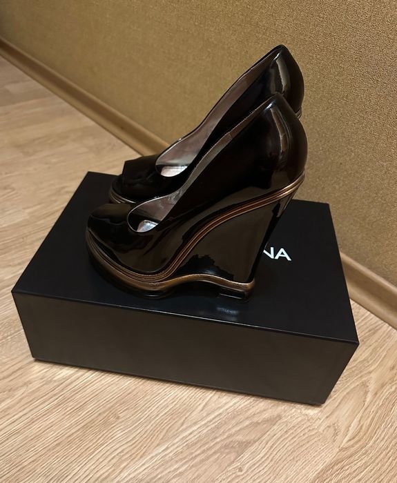 Femme Dolce&Gabbana Talons Noir Cuir 40