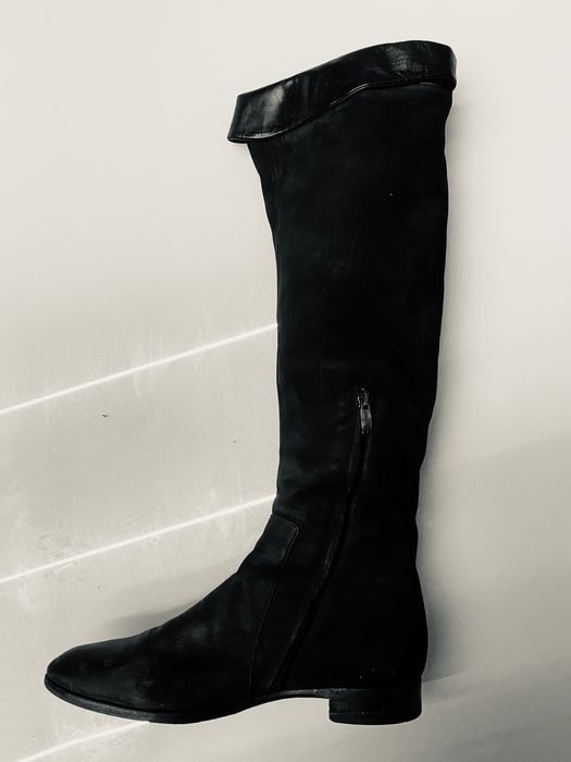 Женские Sergio Rossi Ботфорты Чёрные 37