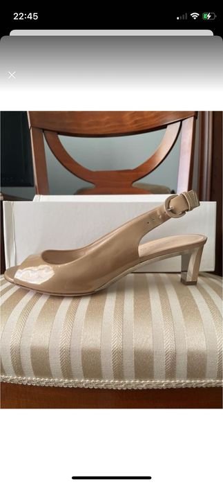 Женские Туфли Бежевые Натуральная Шкіра 38