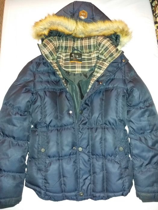 Мужской Harmont&Blaine Зимняя куртка Тёмно-синий