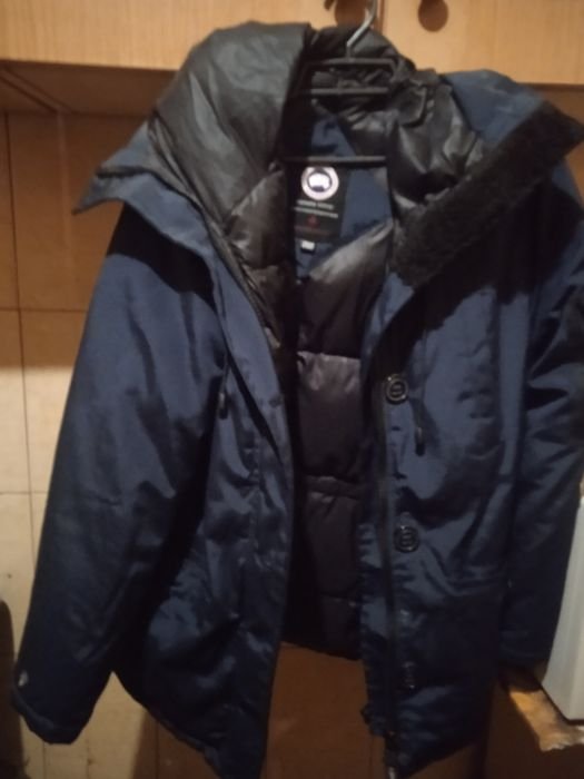 Femme Canada Goose Doudoune Bleu Marine XS/S