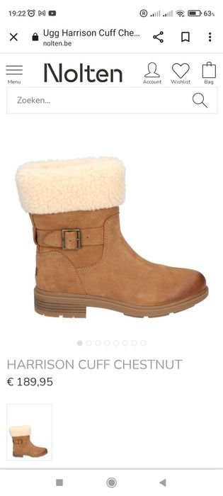 Femme Ugg Bottes Marron Nubuck 39