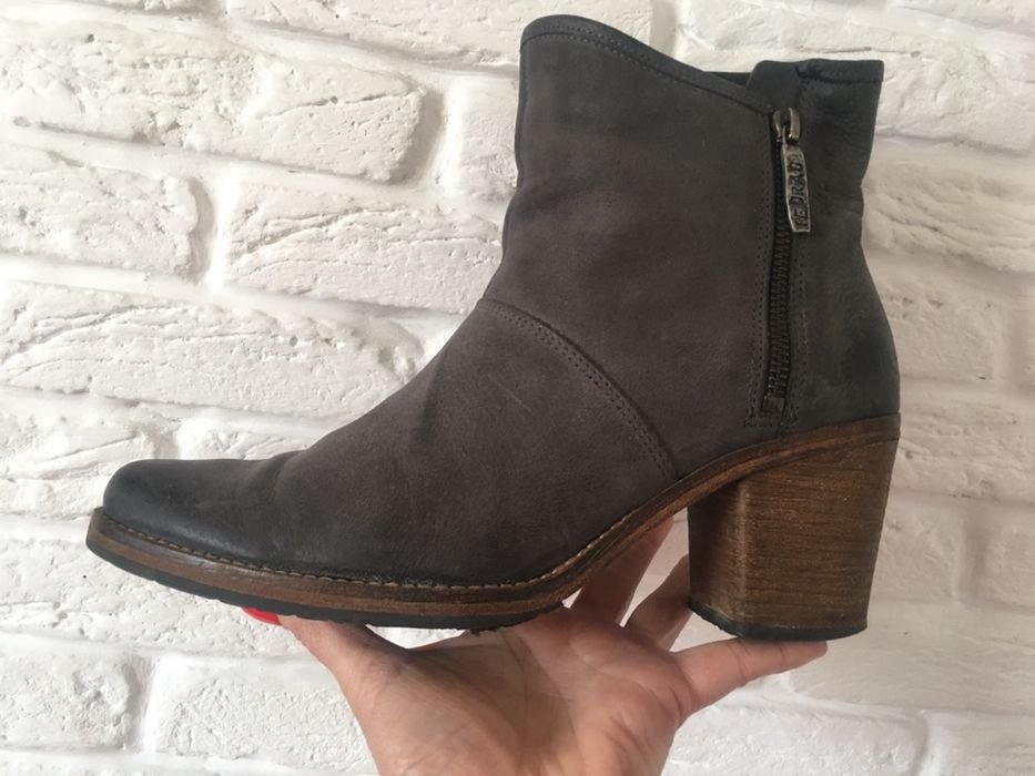 Женские Red Rag Ботинки Серые Нубук 40