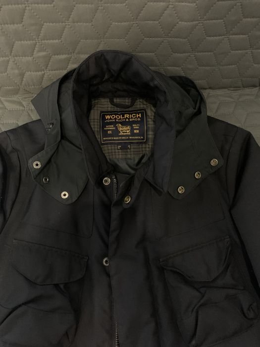 Men Woolrich Jacket Navy 38