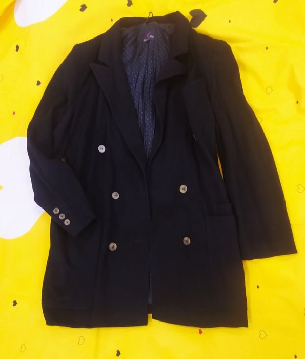 Женское Daniel Hechter Пальто Тёмно-синий Вискоза