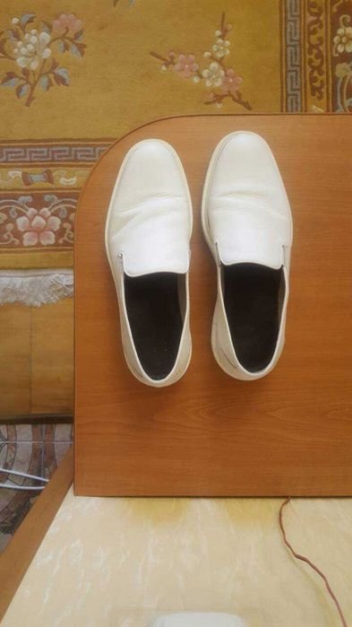 Uomo Alberto Guardiani Mocassini Bianchi 44