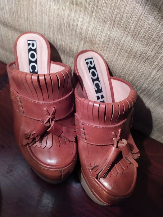 Женские Туфли Коричневые Кожа 36.5